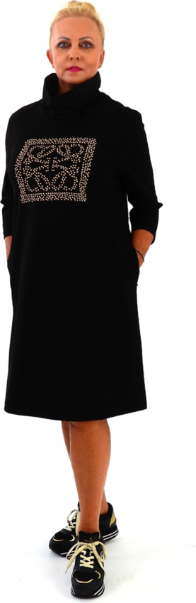Czarna sukienka Roxana - sukienki w stylu casual