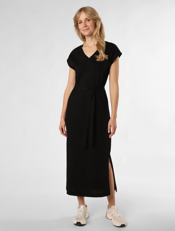 Czarna sukienka Selected Femme z dekoltem w kształcie litery v