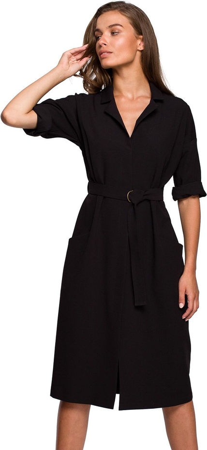 Czarna sukienka Style w stylu casual