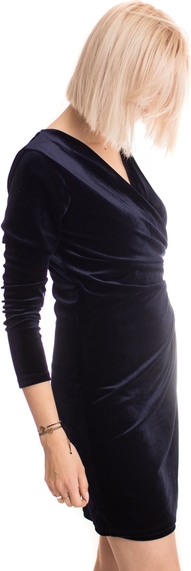 Czarna sukienka Ubierzto.pl w stylu casual mini z tkaniny