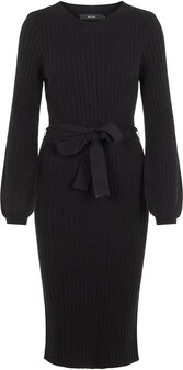 Czarna sukienka Vero Moda w stylu casual midi dopasowana