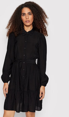 Czarna sukienka Vero Moda z długim rękawem mini