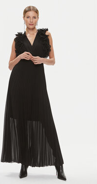 Czarna sukienka Vicolo z krótkim rękawem maxi