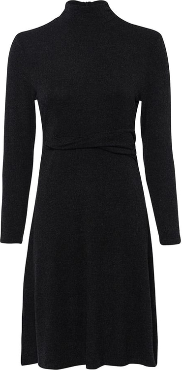 Czarna sukienka Zero mini w stylu casual