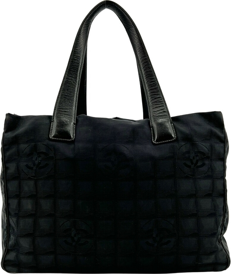 Czarna torba podróżna Chanel