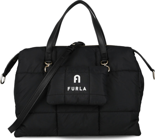 Czarna torba podróżna Furla