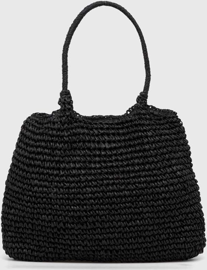 Czarna torebka Answear Lab w wakacyjnym stylu na ramię
