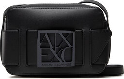 Czarna torebka Armani Exchange średnia na ramię matowa