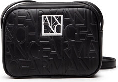 Czarna torebka Armani Exchange w młodzieżowym stylu