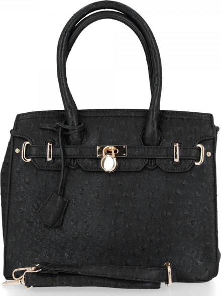Czarna torebka Bee Bag średnia w stylu glamour