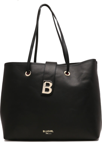 Czarna torebka Blugirl Blumarine ze skóry ekologicznej