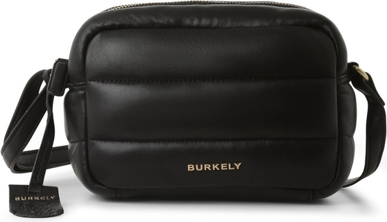 Czarna torebka Burkely ze skóry średnia matowa