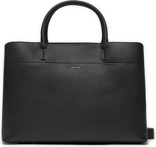 Czarna torebka Calvin Klein do ręki matowa