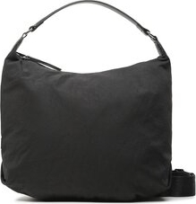 Czarna torebka Calvin Klein duża matowa na ramię
