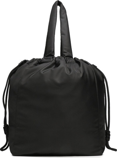 Czarna torebka Calvin Klein matowa na ramię w wakacyjnym stylu
