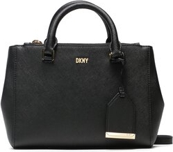 Czarna torebka DKNY do ręki duża