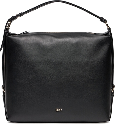 Czarna torebka DKNY matowa duża w stylu casual