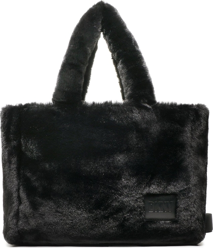 Czarna torebka DKNY matowa średnia