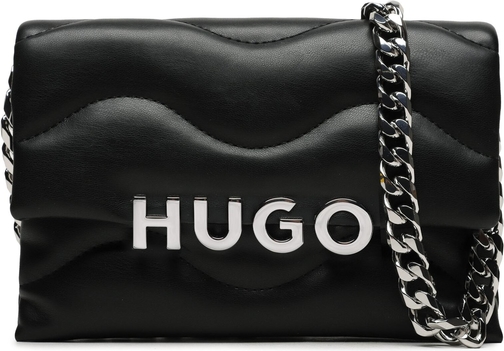 Czarna torebka Hugo Boss mała na ramię