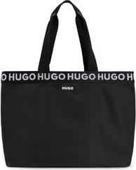Czarna torebka Hugo Boss na ramię w wakacyjnym stylu
