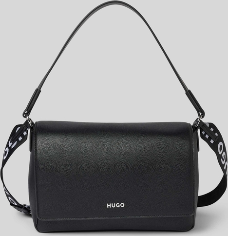 Czarna torebka Hugo Boss średnia matowa