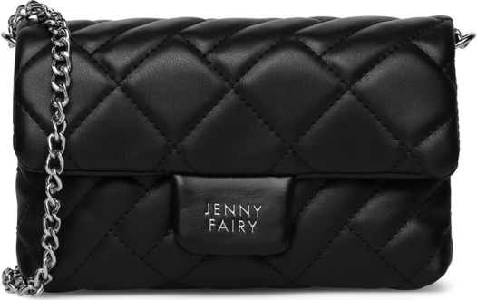 Czarna torebka Jenny Fairy matowa na ramię mała