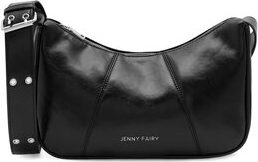 Czarna torebka Jenny Fairy matowa na ramię średnia