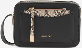 Czarna torebka Jenny Fairy średnia na ramię
