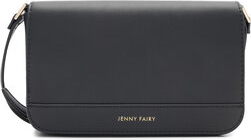 Czarna torebka Jenny Fairy w młodzieżowym stylu średnia na ramię