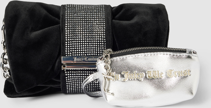Czarna torebka Juicy Couture w stylu glamour matowa mała