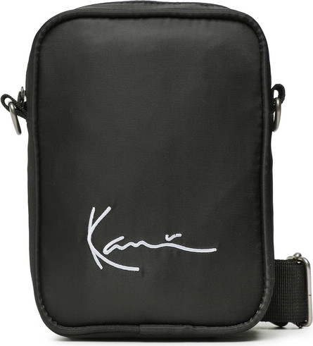 Czarna torebka Karl Kani matowa w młodzieżowym stylu na ramię
