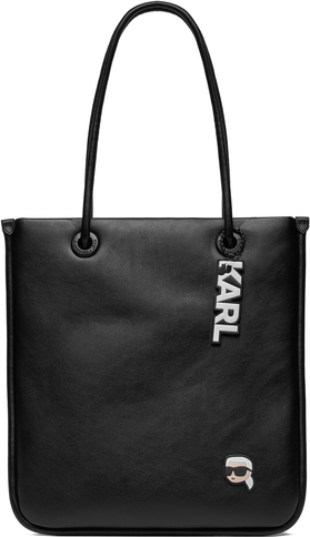 Czarna torebka Karl Lagerfeld duża
