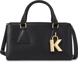 Czarna torebka Karl Lagerfeld matowa do ręki