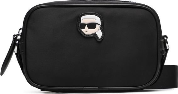 Czarna torebka Karl Lagerfeld matowa w młodzieżowym stylu