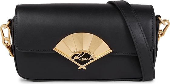 Czarna torebka Karl Lagerfeld na ramię matowa