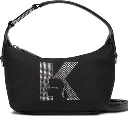 Czarna torebka Karl Lagerfeld średnia matowa