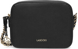 Czarna torebka Lasocki na ramię matowa