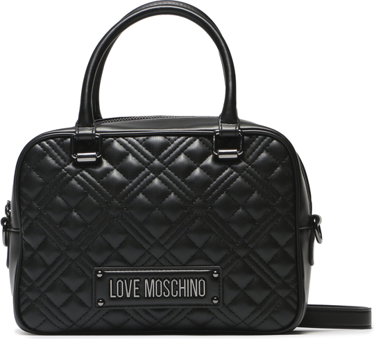 Czarna torebka Love Moschino do ręki matowa średnia