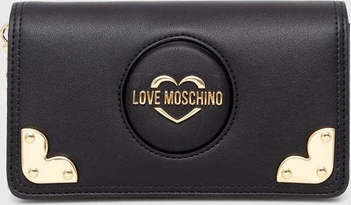 Czarna torebka Love Moschino mała matowa