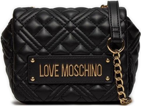 Czarna torebka Love Moschino mała matowa na ramię