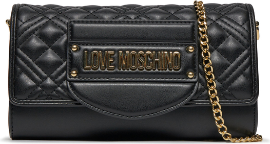 Czarna torebka Love Moschino matowa na ramię