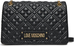 Czarna torebka Love Moschino na ramię matowa mała