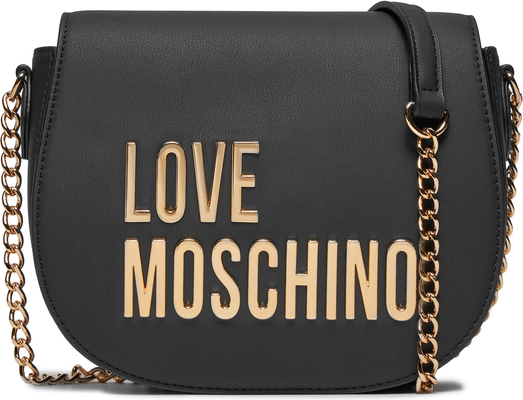 Czarna torebka Love Moschino na ramię matowa mała