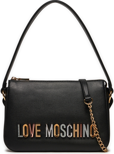 Czarna torebka Love Moschino średnia na ramię