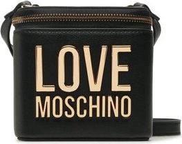 Czarna torebka Love Moschino w młodzieżowym stylu średnia