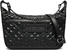 Czarna torebka Love Moschino z nadrukiem na ramię w młodzieżowym stylu
