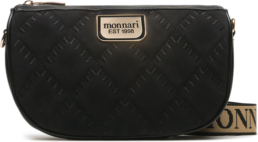 Czarna torebka Monnari w młodzieżowym stylu matowa