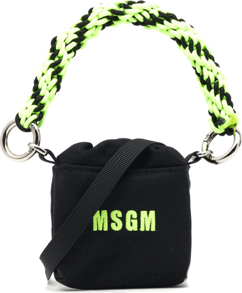 Czarna torebka MSGM na ramię średnia