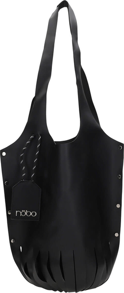 Czarna torebka NOBO duża w wakacyjnym stylu na ramię