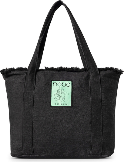 Czarna torebka NOBO matowa duża na ramię